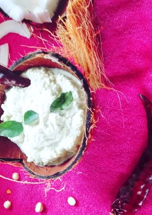 A picture of Coconut chutney.