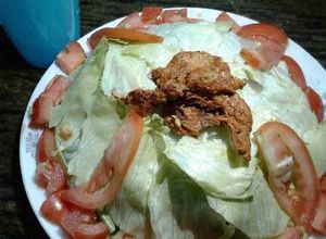 Una foto de Regalo de ensalada