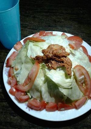 Una foto de Regalo de ensalada