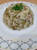 فول أخضر بالأرز
