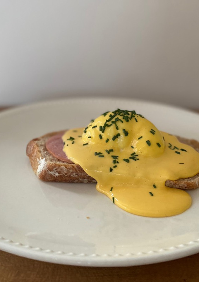 Una foto de Huevos benedictinos