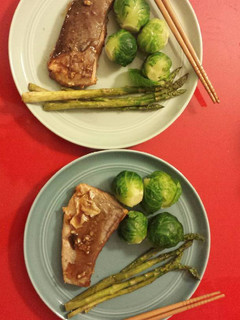 A picture of Honey Garlic Salmon.