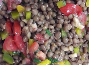 Foto di Insalata di lenticchie estiva