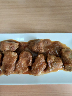 Una foto de Solomillo de cerdo en salsa de manzana