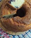 Torta de limón y arándanos