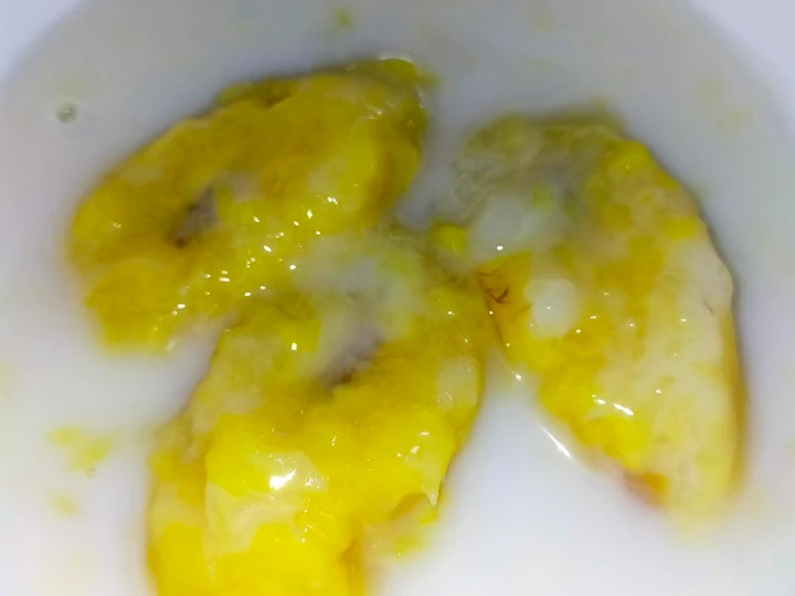 Cara Gampang Menyiapkan Resep  Pisang Thailand / Kolak Pisang Kuah Putih Kental Fiber Cream yang Bikin Ngiler, Menggugah Selera