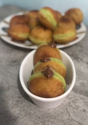 Foto resep Bomboloni Pandan