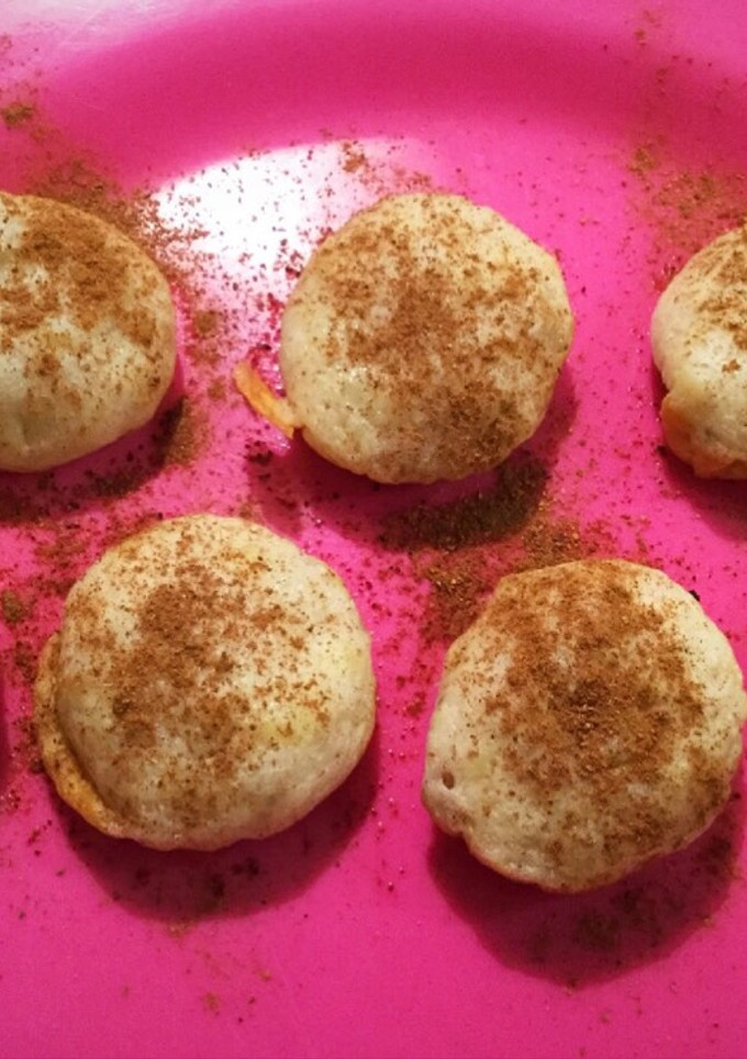 Una foto de Pancakes de banana o mini muffin de banana 3 ingredientes diet