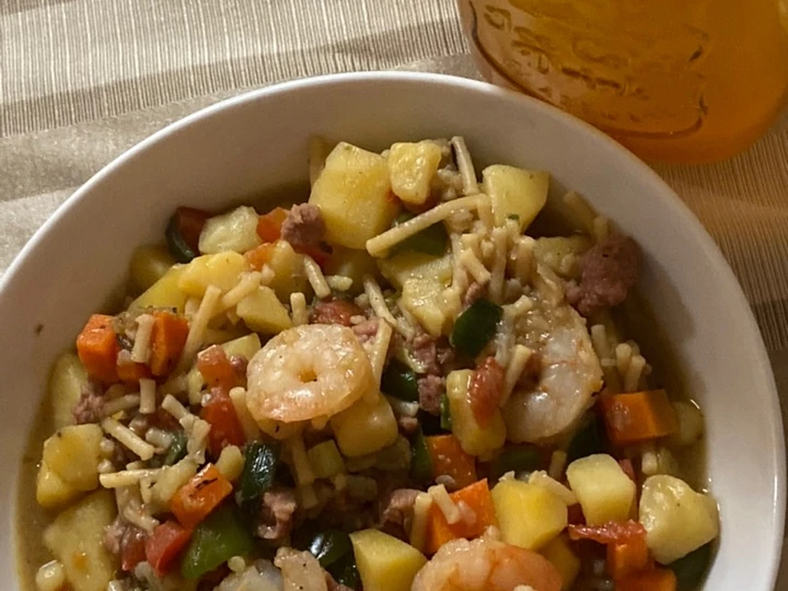 Easy Steps to Make Shrimps vegetable soup the Delicious Perfect