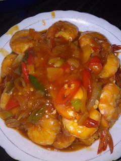 Foto resep Udang Asam Manis Pedas