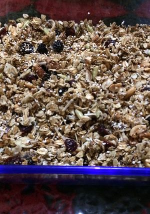 Una foto de Preparación de granola