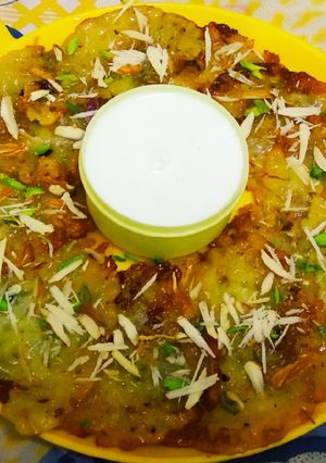 A picture of Malai puri🍮🍮.