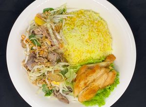 Hình của món Gỏi ức gà: Giảm cân + eat clean.