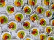 Gambar agar agar cup selasih