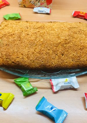 عکسی از دستور کیک مكرون 🥮