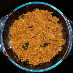 A picture of Baby prawns roast.