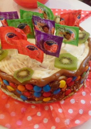 Una foto de Torta feliz para el Día del amigo