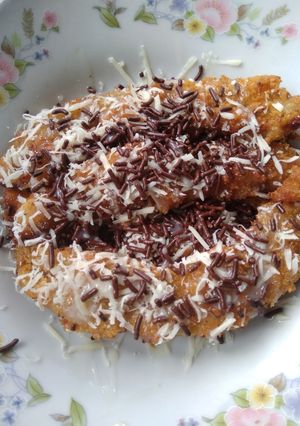 Foto resep Pisang goreng keju crispy