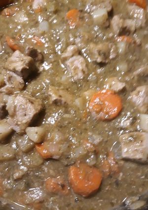 A picture of Sorrel and Pork Stew.