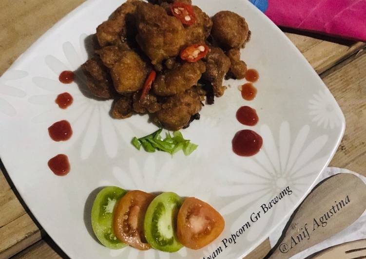 Resep Ayam Popcorn Gr Bawang, Menggugah Selera