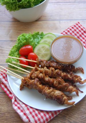 Foto resep Sate Jamur Saos Kacang, yummy