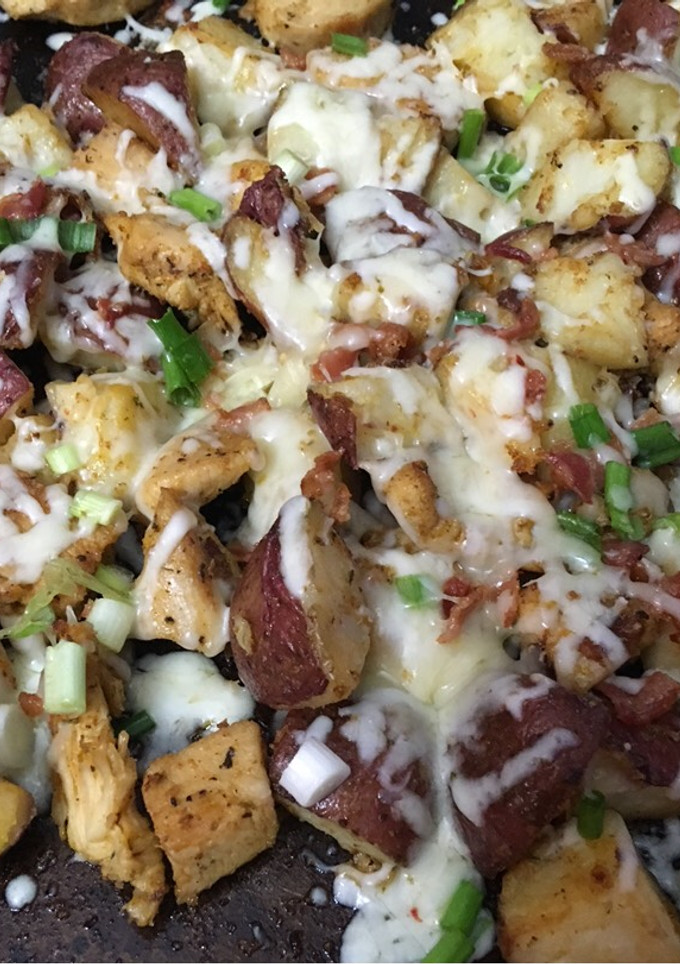 A picture of Loaded Chicken and Potatoes#mycookbook.