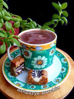 عکسی از دستور شیر ارده شکلاتی 🌸