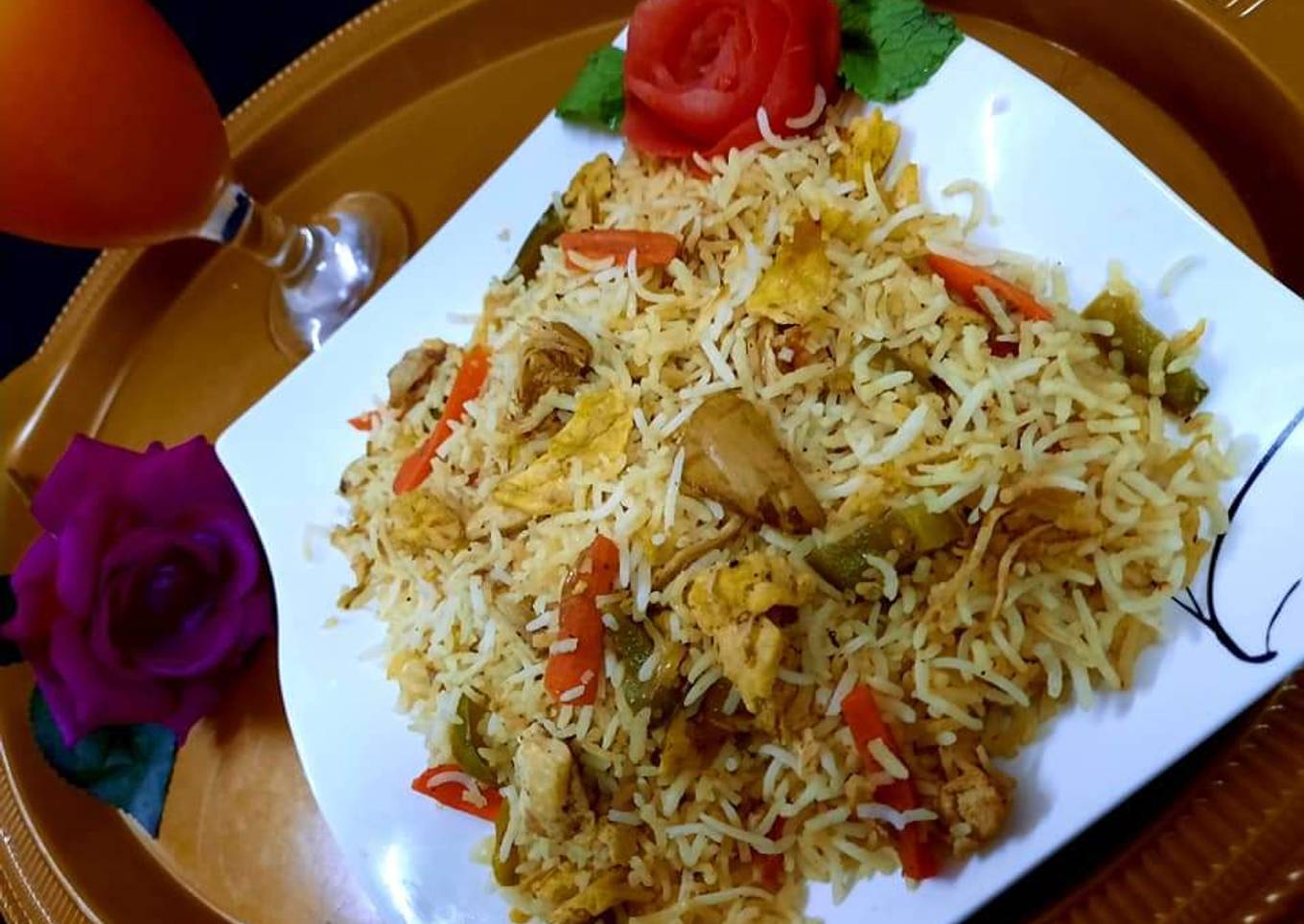 Colourful Chinese rice 🍚 😋
