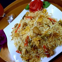 Colourful Chinese rice 🍚 😋 A picture of Colourful Chinese rice 🍚 😋.