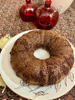 عکسی از دستور کیک موز شکلاتی