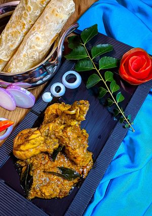 অন্ধ্রা চিকেন কারি (Andhra Chicken Curry recipe in Bengali) রেসিপির প্রধান ছবি