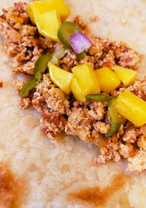 Foto resep Taco tahu dan salsa mangga