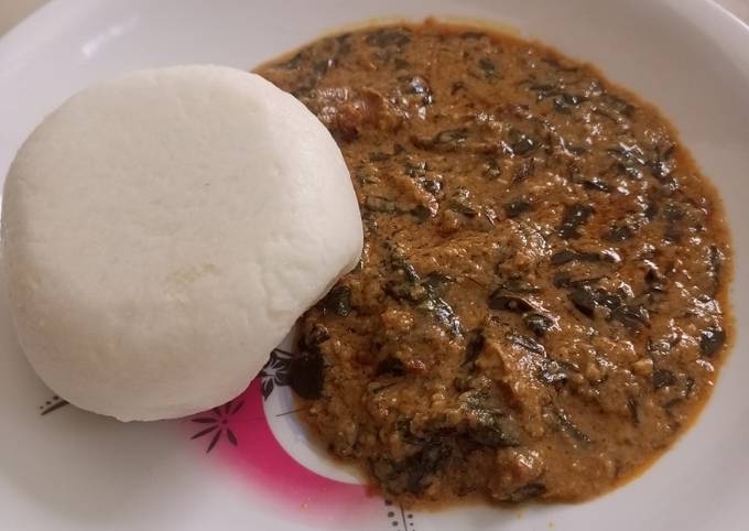 Tuwon shinkafa miyar zogale Recipe