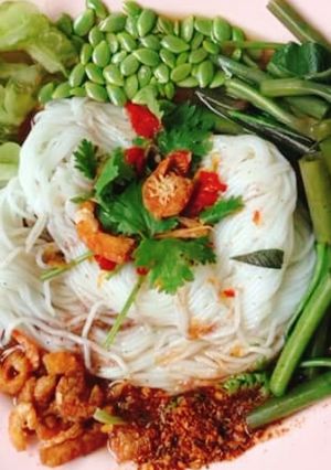รูปของ ขนมเส้นราดน้ำปลาดี #รักบ้านเกิด