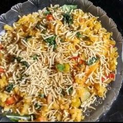 A picture of Onion Poha.