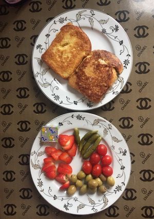 عکسی از دستور نان تخم مرغی