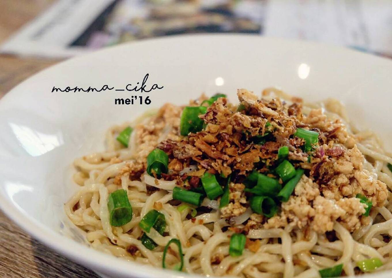 Bakmi ayam bangka