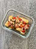 Tahu sutra sambal matah