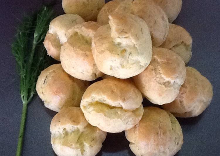 Cheese Dill Puff (Gougère)