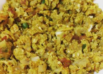 How To Prepare Recipe Scrambled Egg or Egg Bhurji Delicious Steady