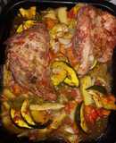 Carne al horno con verduras