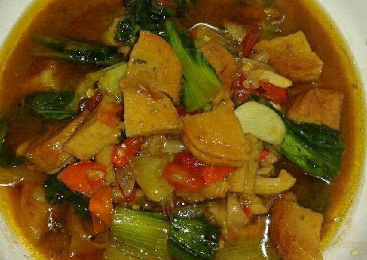 YUK DICOBA! Resep Tumis sawi scallop pedaass