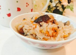 Foto resep Nasi Tim Jamur ala Jepang