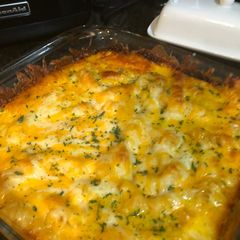 Home made mac and cheese A picture of Home made mac and cheese.