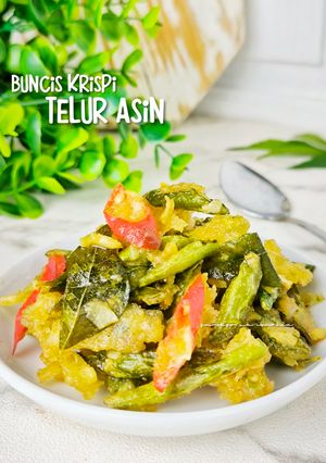 Foto resep Buncis Krispi Telur Asin