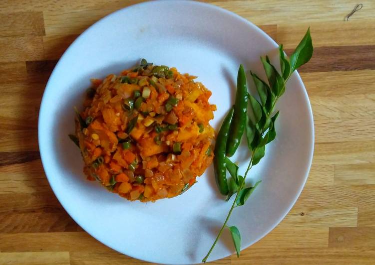 Vegetable Tapioca Biryani (Vegetable Kappa Biryani)