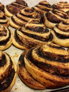 Kakaós csiga recept fotója