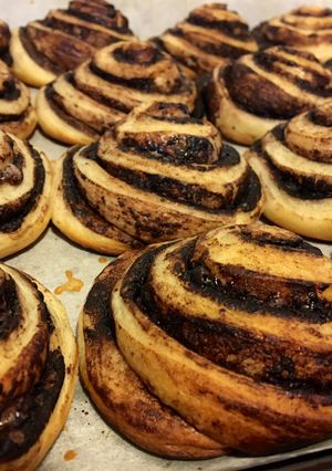 Kakaós csiga recept fotója