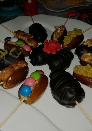 صورة لوصفة تمر محشي للمناسبات و الاعياد ❤