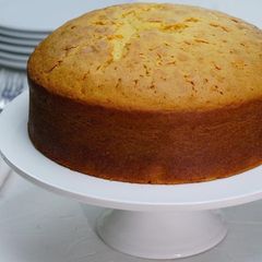 A picture of Plain cake (vanilla flavor).